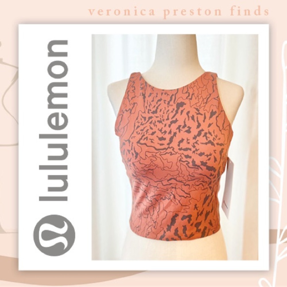 NWT Lululemon Mauve High Neck Align Tank Top